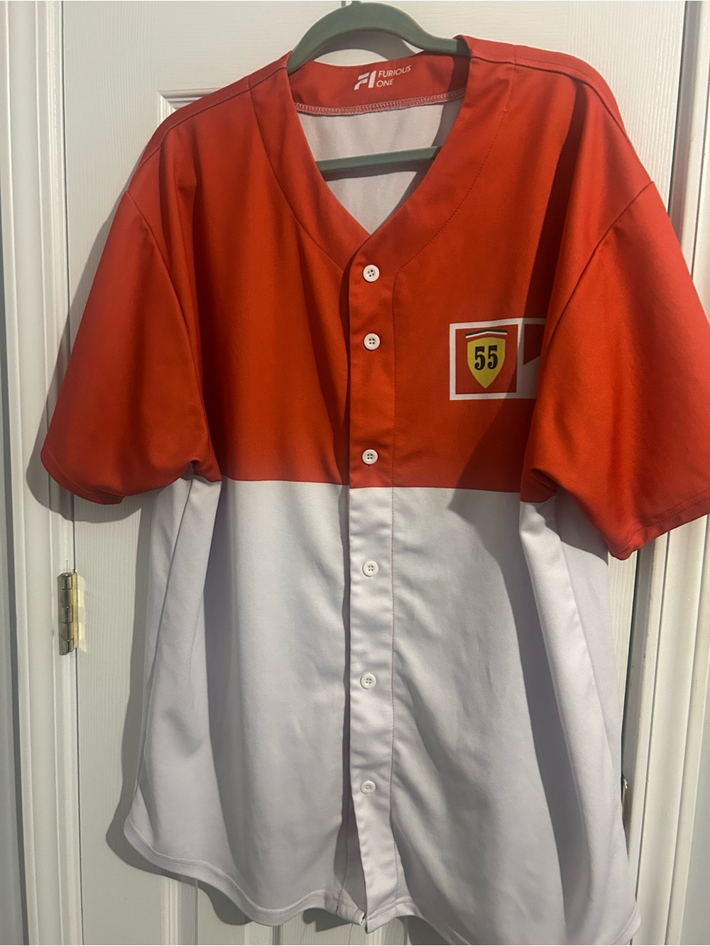 Furious Motorsport F1 Carlos Sainz 55 Alternate Baseball Jersey - men’s 2xl